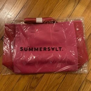 Summersalt Tote hot pink